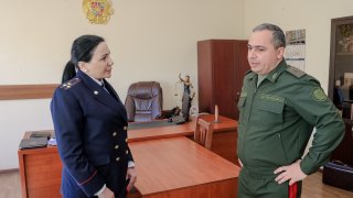 Chairman of the Investigative Committee Artur Poghosyan Held Meeting in Vayots Dzor Regional Investigative Department and the 8th Garrison Investigative Unit of General Military Investigative Department